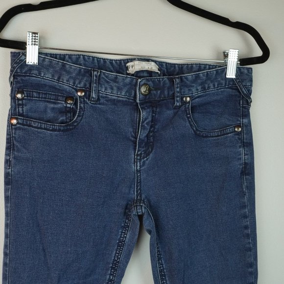 Free People Blue Denim‎ Jean Size W30 - Picture 4 of 8
